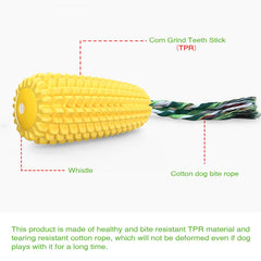 Carllg: jouet chien interactif sifflement attire l'attention et encourage le mordillage.