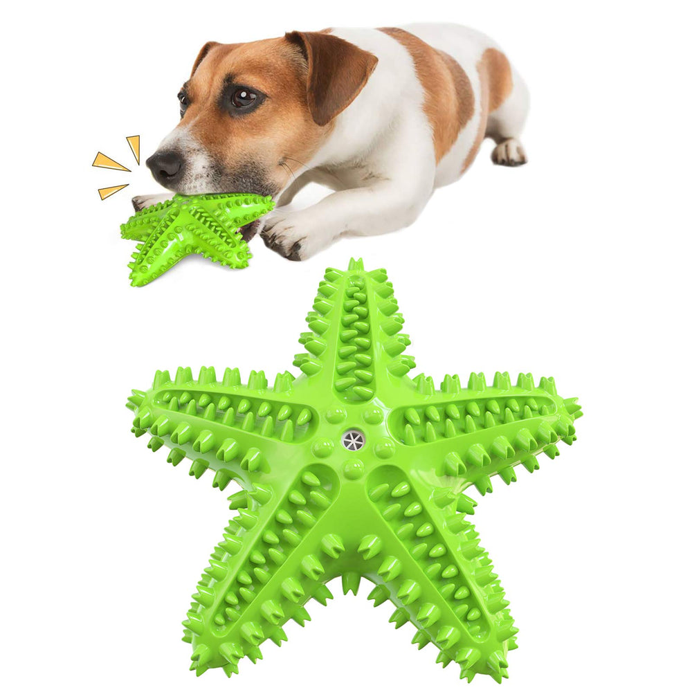 Jouet Carllg pour chien mordeur agressif en forme d'étoile, stimule la mastication.
