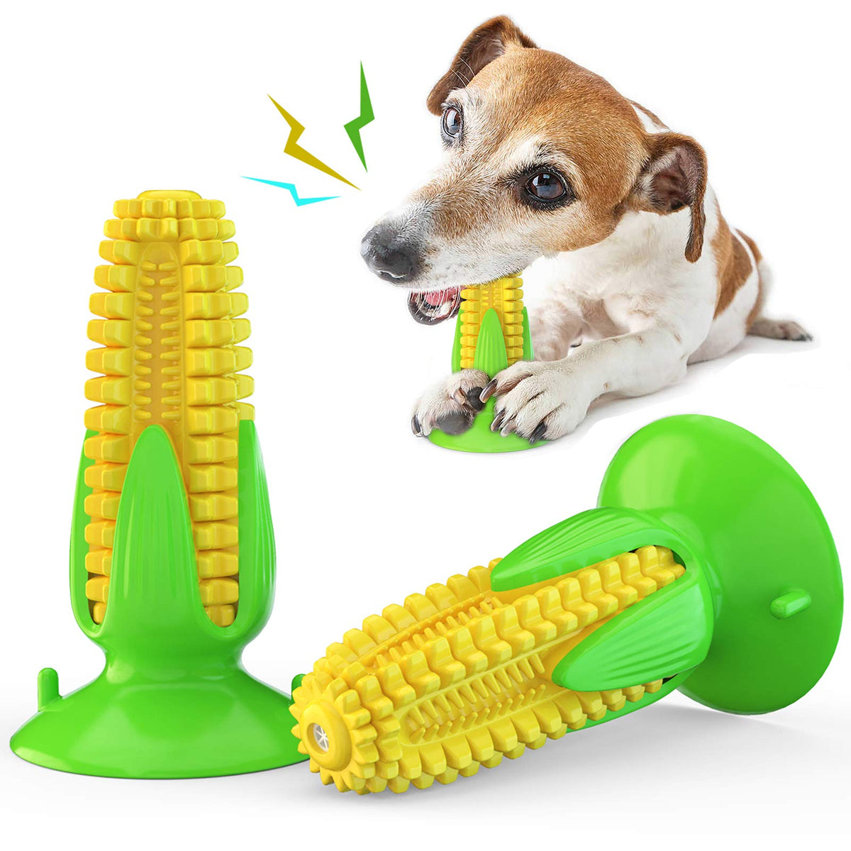 Carllg jouet dentition chiot - bâton de maïs, stimule gencives et occupe l animal