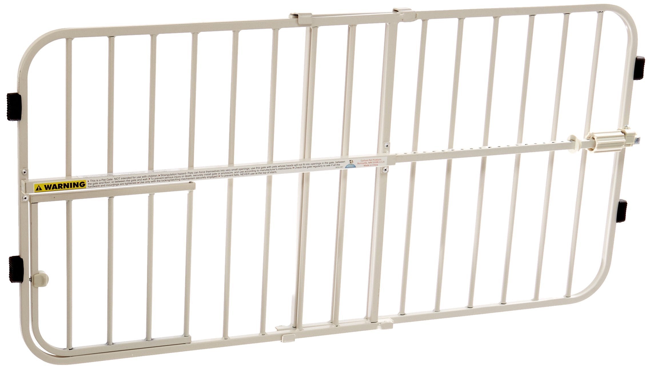 Carlson Lil Tuffy barrière métallique pour portes, robuste et facile à installer