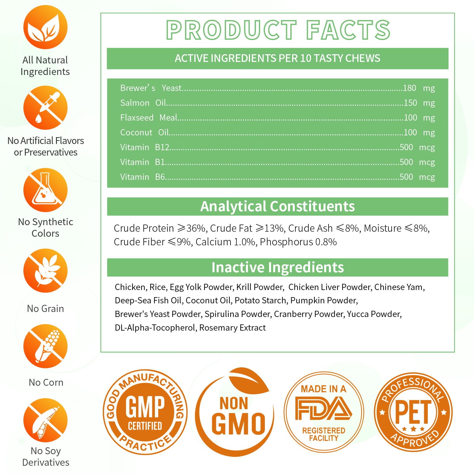 Carmelie sans grains, sans soja et sans additifs artificiels pour chat.