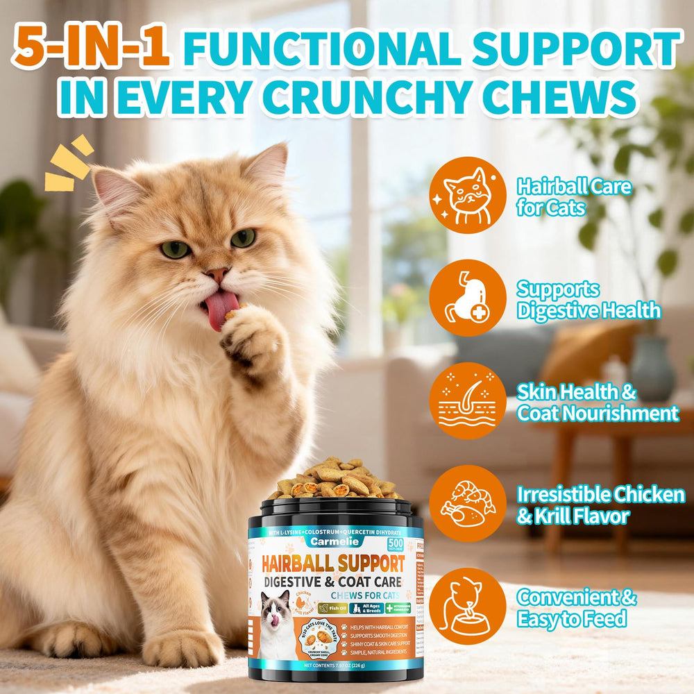 Saveur poulet et krill Carmelie, appétence pour chats difficiles