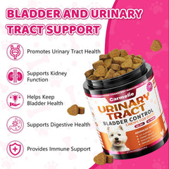 Carmelie suppl&eacute;ment urinaire chien, immunit&eacute; naturelle avec astragale et echinac&eacute;e.