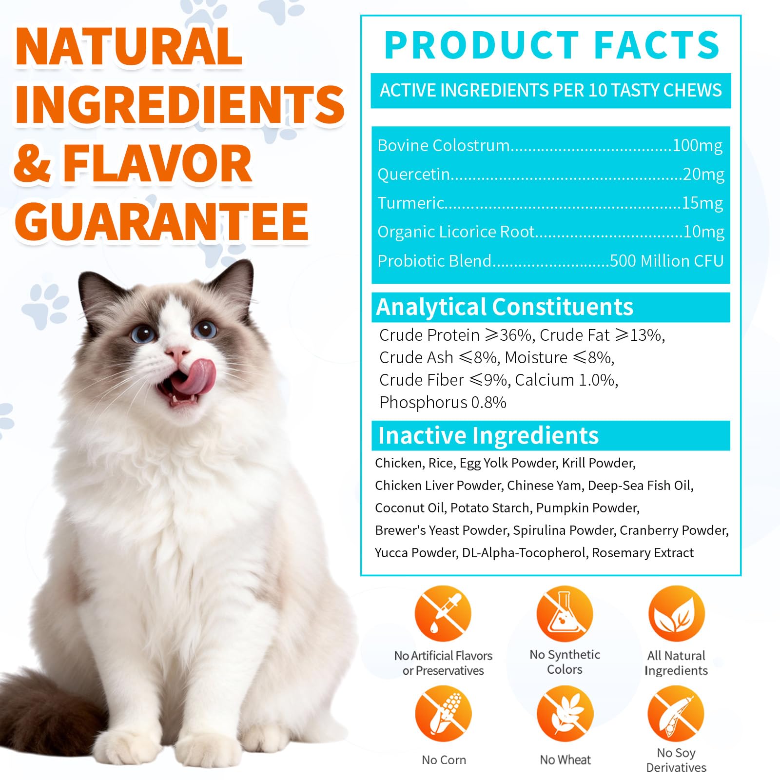 Sans céréales Carmelie – formulation naturelle sans additifs artificiels.