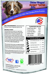 Carolina Prime Pet 45306 bâton enroulé poulet-patate-douce, texture attrayante pour chiens