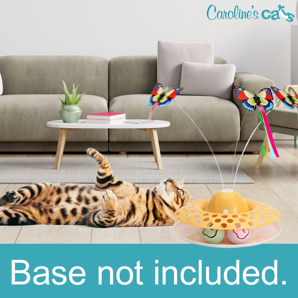 Caroline's Cats – Papillon durable PVC, résistance accrue pour les séances de jeu.