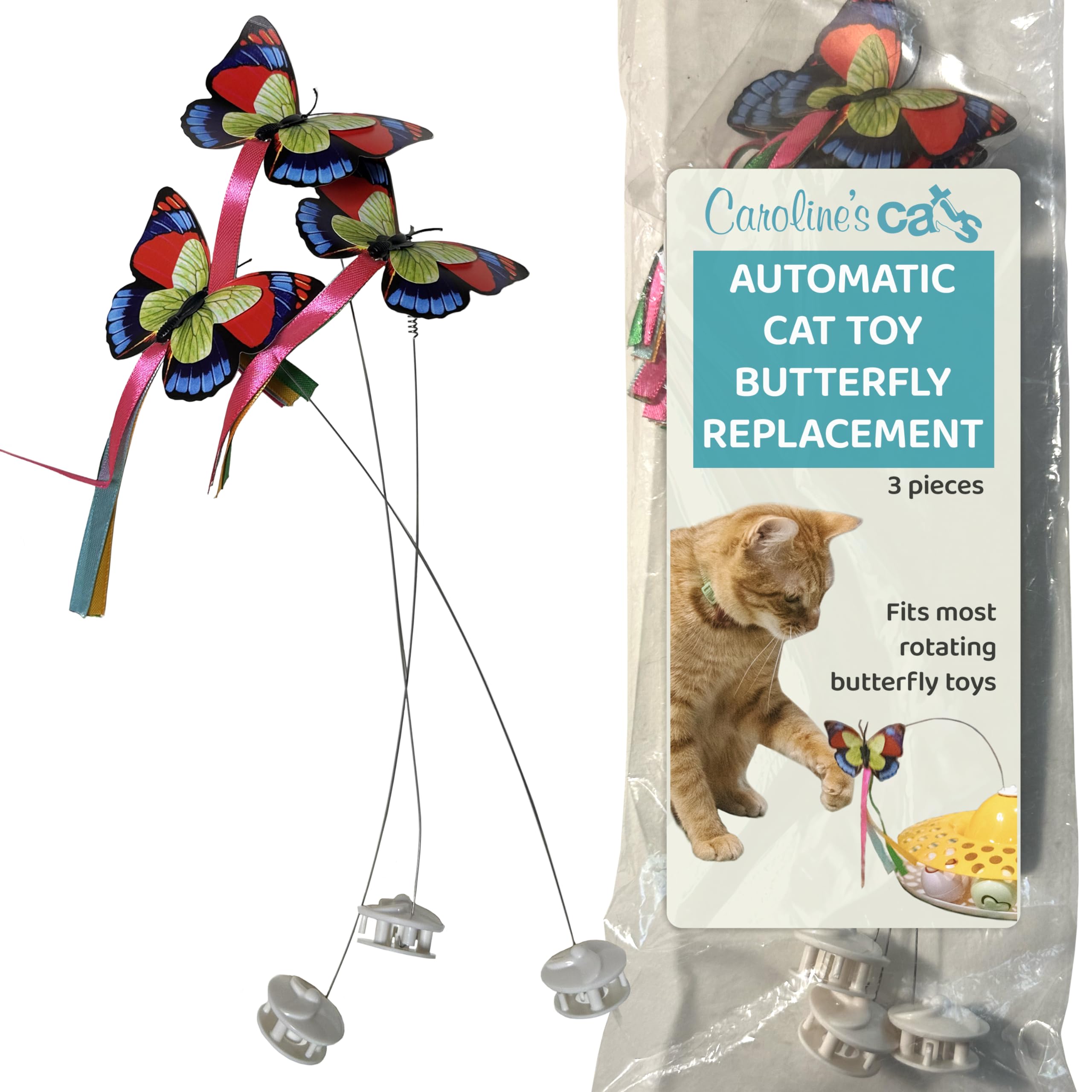 Caroline's Cats – Remplacement papillon pack 3 compatibles, remplacement rapide et simple.