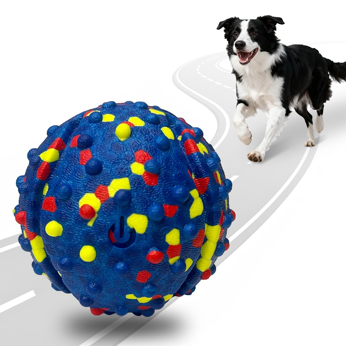 CAROZEN Balle interactive qui roule dans le salon pour divertir votre chien.