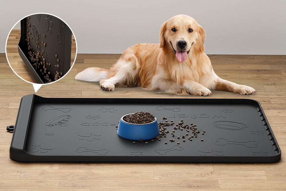 Carry360 Tapis alimentaire en silicone, grande taille, collecte les résidus.