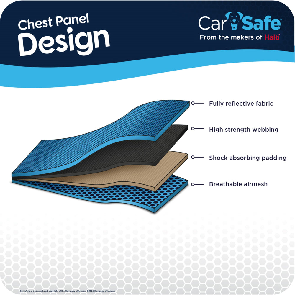 Harnais Carsafe connexion ceinture à l’arrière pour les promenades en sécurité.