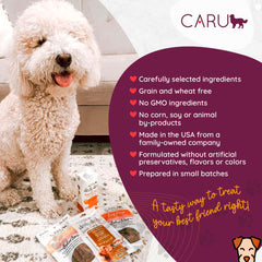 Caru bouchées douces pour tout chien: texture adaptée à toutes tailles