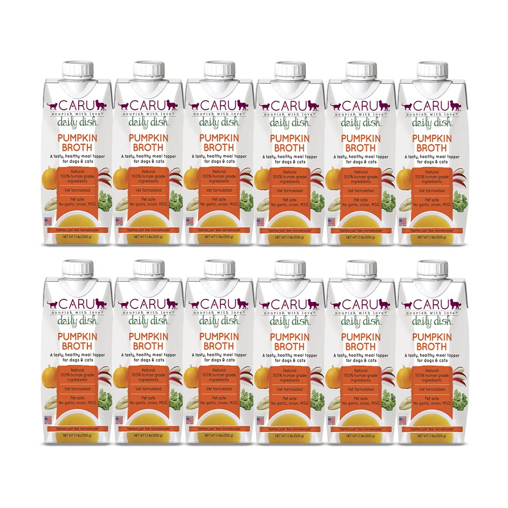 Caru bouillon citrouille: bouteille pratique pour chiens et chats