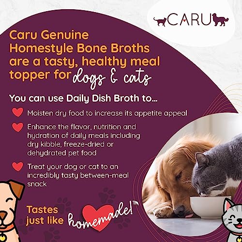 Caru bouillon d'os de boeuf, réhydrate les aliments secs et stimule le goût.