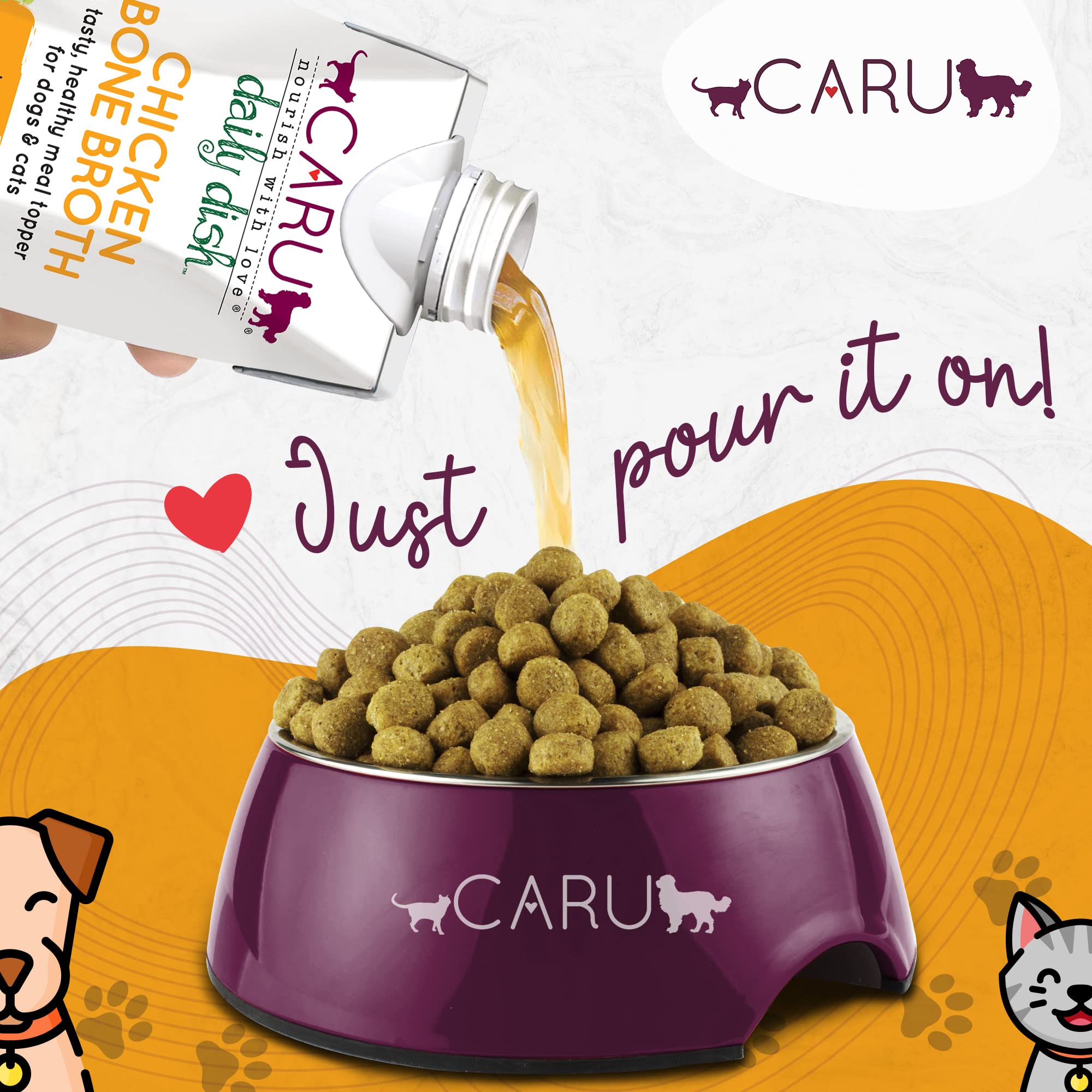 Caru Bouillon Poulet enrobage des croquettes pour une texture plus moelleuse.