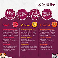 CARU – ingrédients naturels visibles dans le produit.