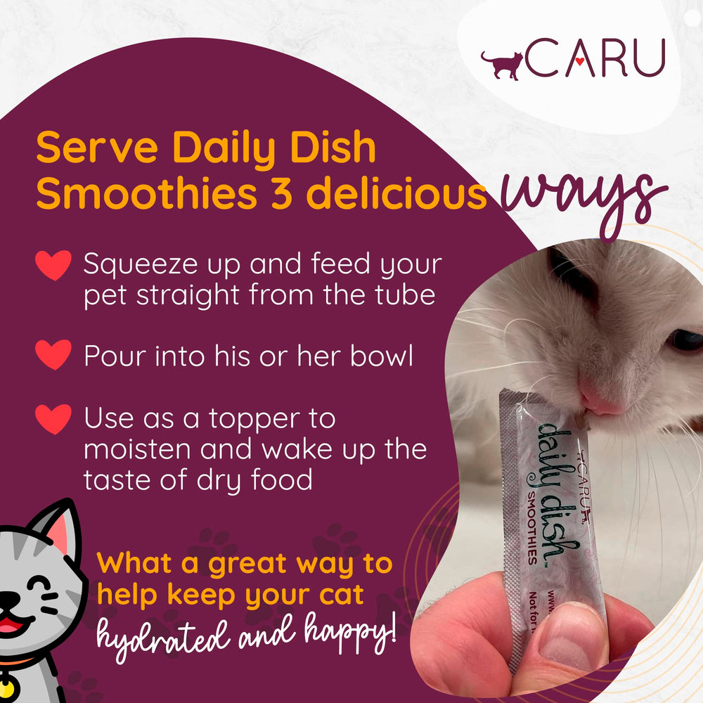 CARU Daily Dish texture-cremeuse-chat : texture veloutée idéale.