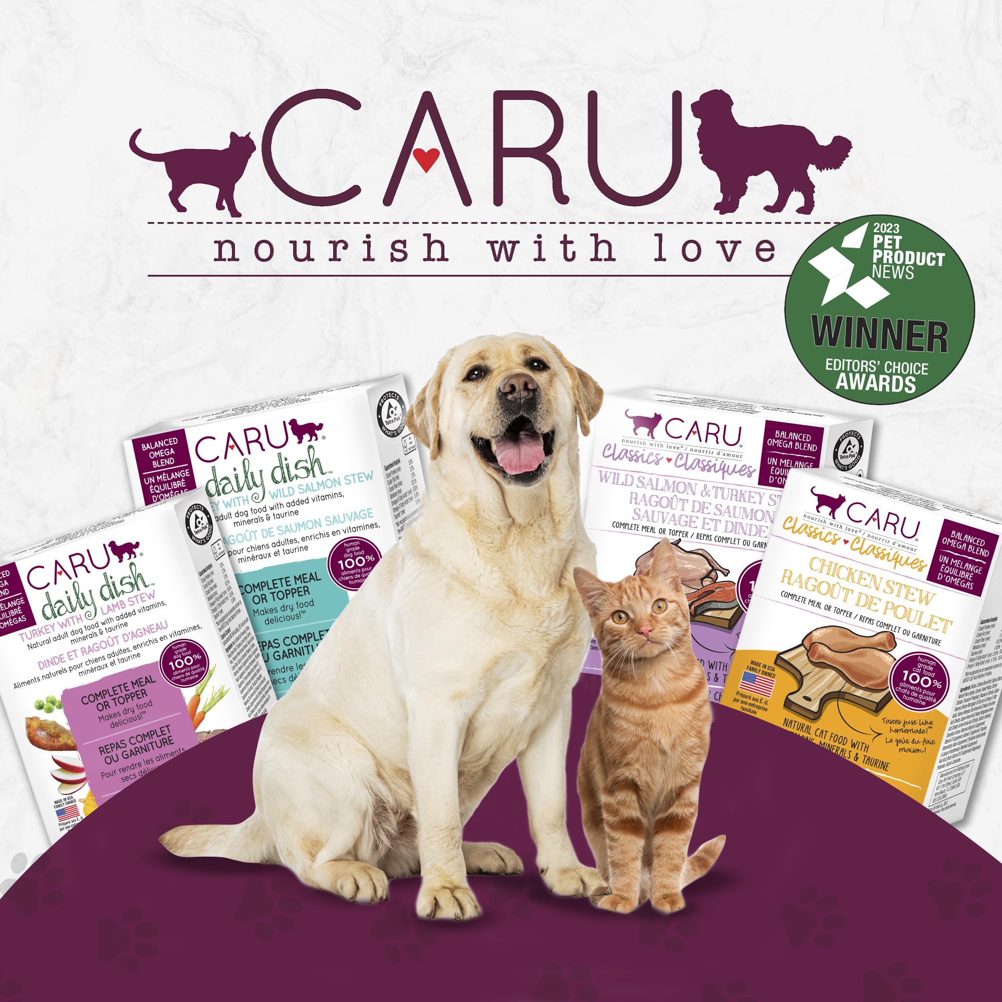 Caru ragout poulet chat emballage-ecologique sans BPA.