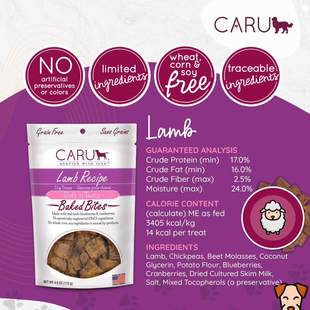 Texture tendre et facile à casser, idéal pour le dressage avec Caru Soft-n-Tasty.
