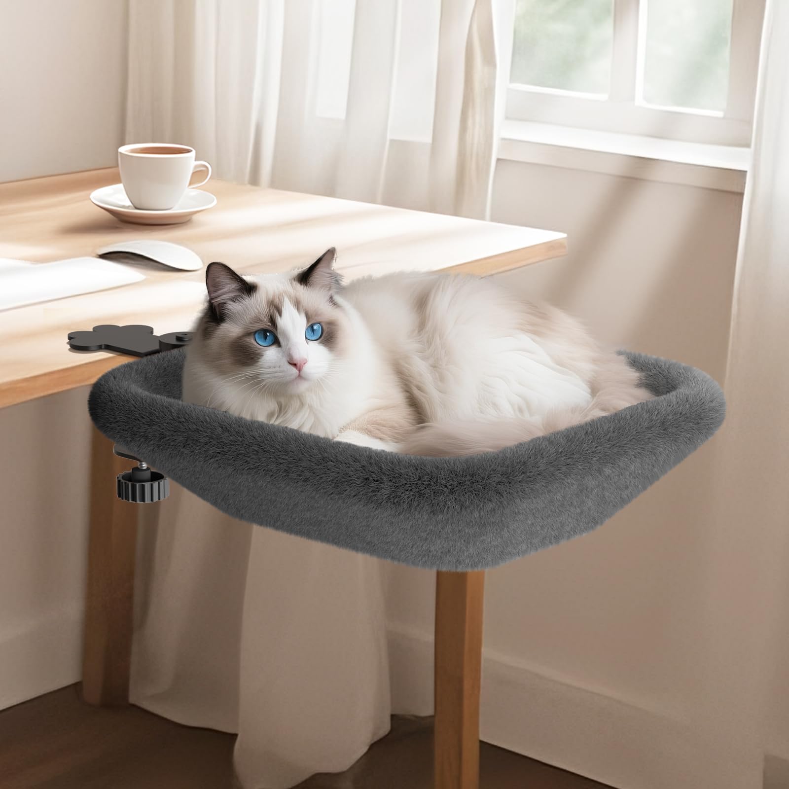 Casaflair Chat Lit Bureau: rotation silencieuse pour espace travail calme.