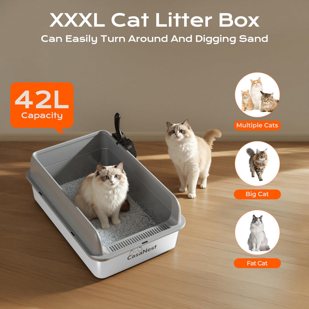 CasaNest XXXL base antidérapante : stabilité malgré l'activité des chats.