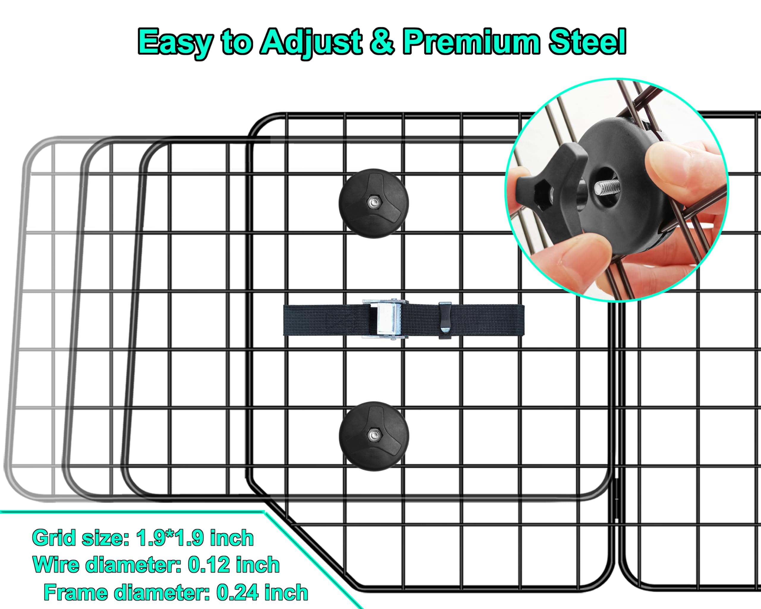 Barriere Casimr double stabilite panneaux latéraux securisant trajet