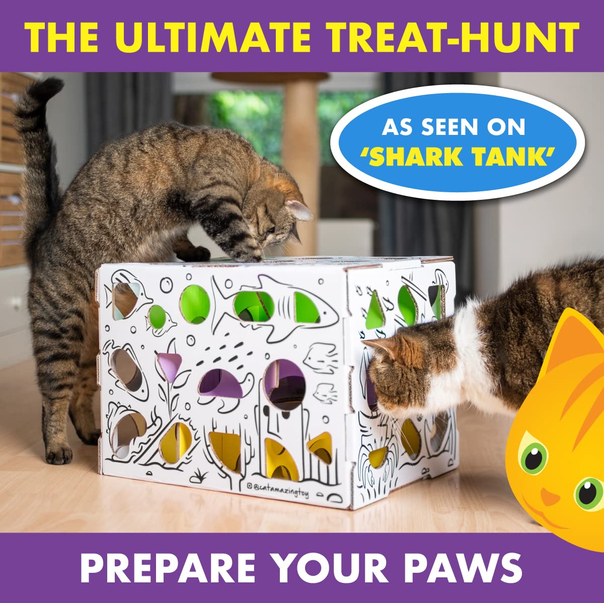 Cat Amazing MEGA: 27-sections enigme offre diverses configurations pour chats