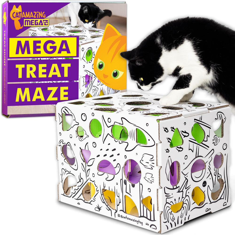 Cat Amazing MEGA: boite enigme chat vue generale stimule l'attention et l'activité