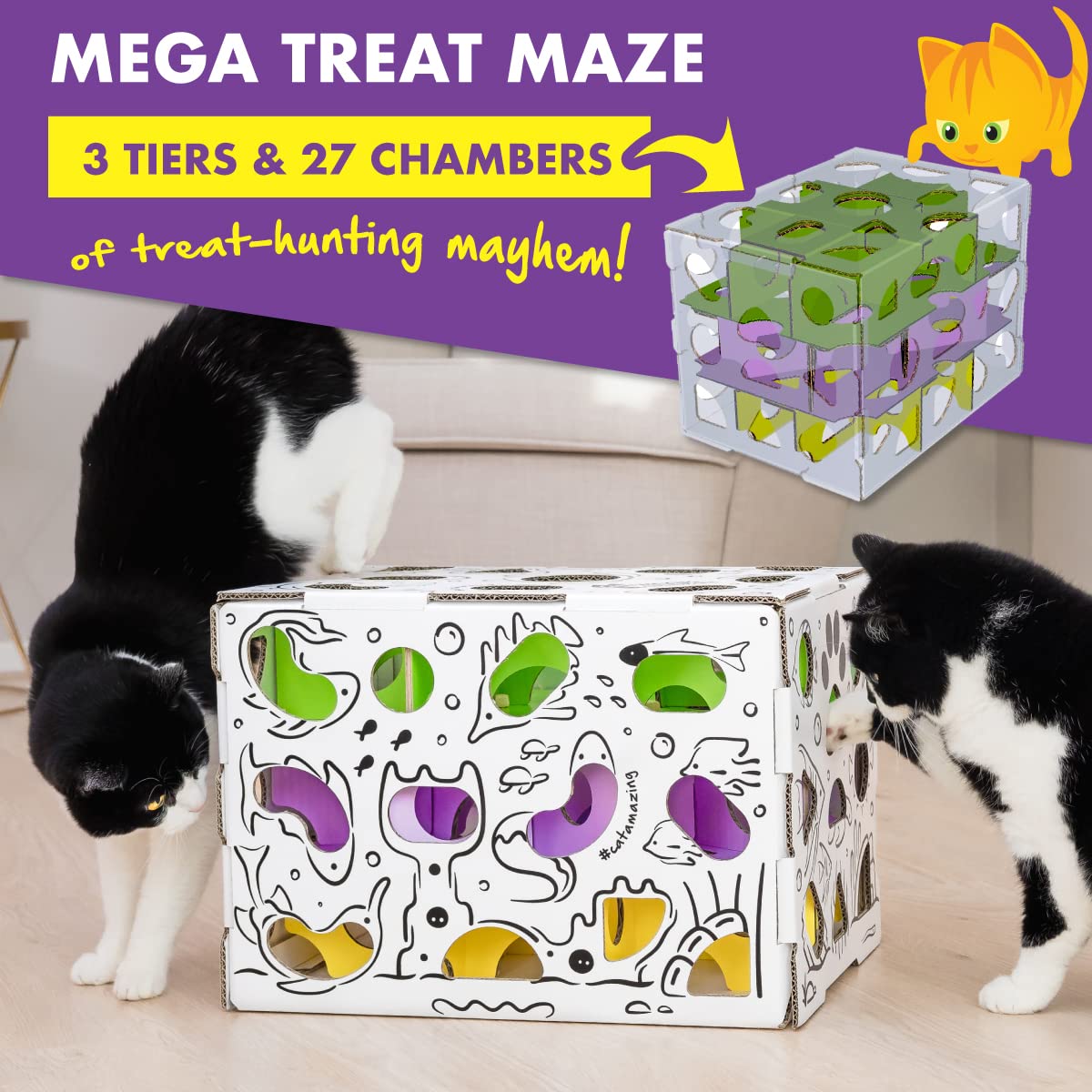 Cat Amazing MEGA: recompenses caches favorisent la chasse et l'exploration
