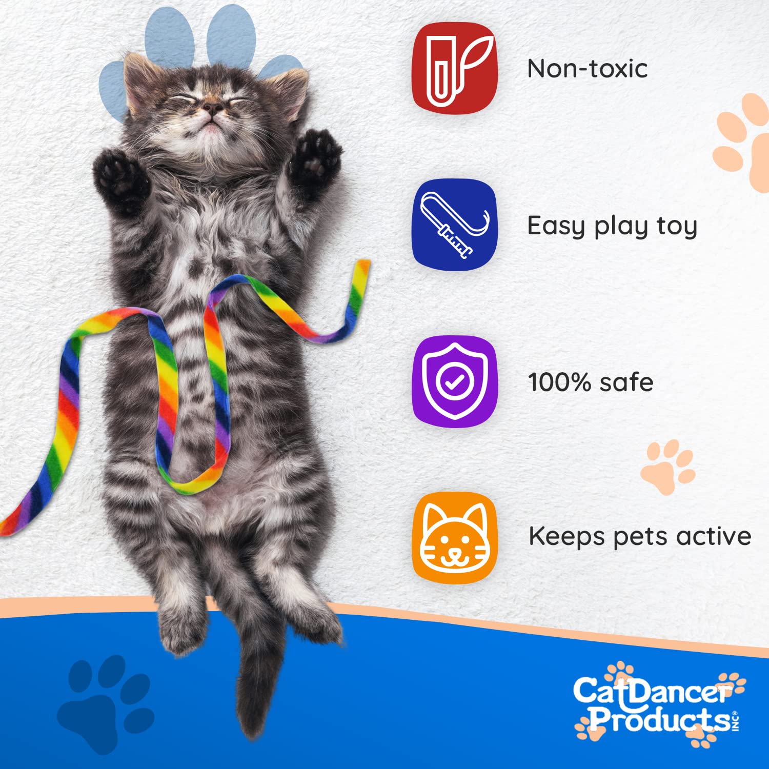 Cat Dancer jouet interactif apporte divertissement et mobilité.
