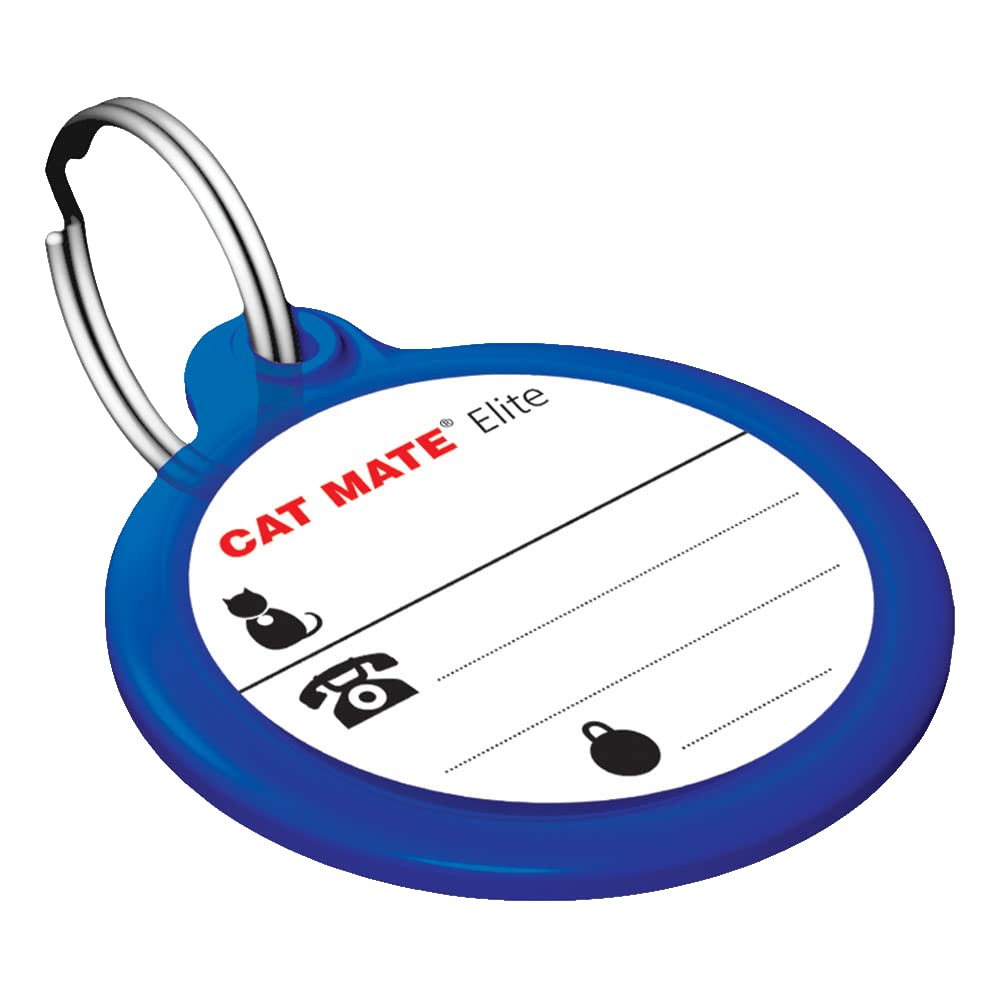 Cat Mate: disque d'identité porté sur collier pour trappe électronique compatible.