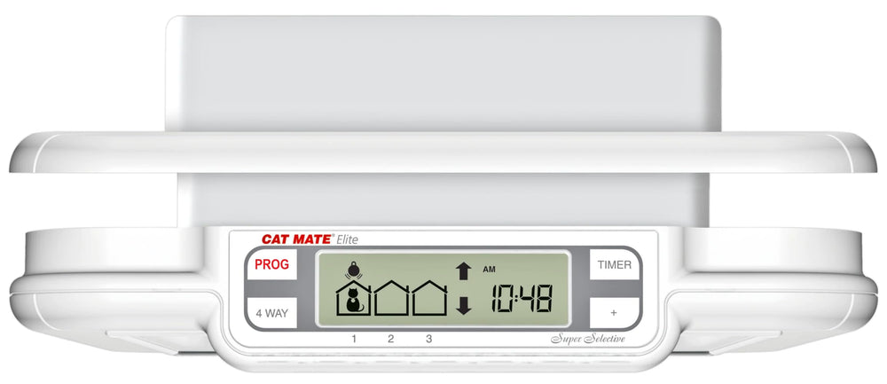 Cat Mate Elite : minuterie et couvre-feu nocturne pour la routine.