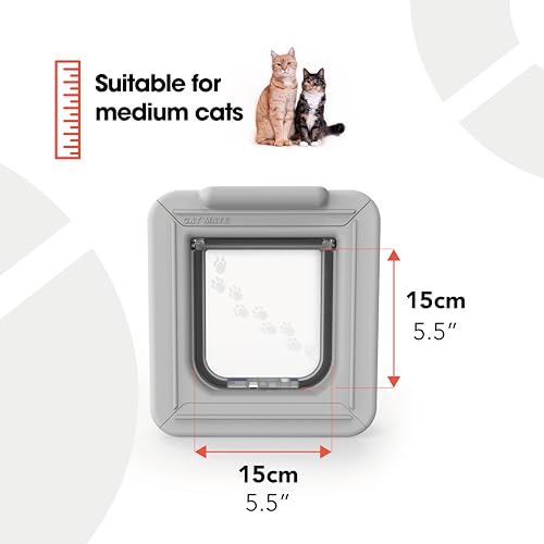 Cat Mate Elite : verrouillage à quatre volets pour contrôle flexible.