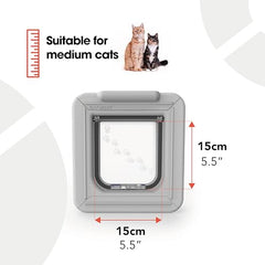 Cat Mate Elite : verrouillage à quatre volets pour contrôle flexible.