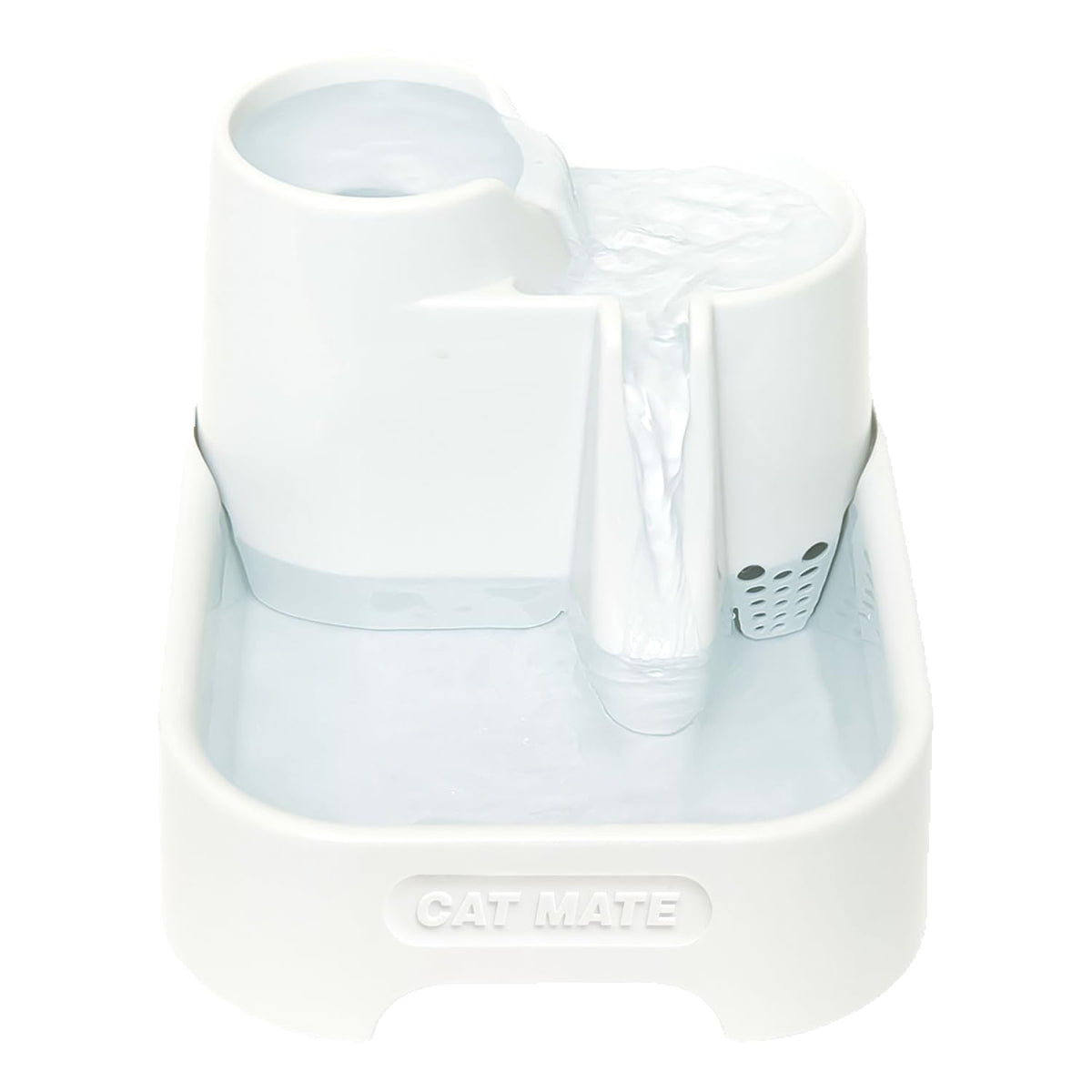 Cat Mate fontaine multi-niveaux : hydratation facile pour chats et petits chiens.