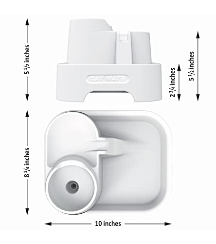 Cat Mate pompe silencieuse : débit calme pour boire sans bruit.