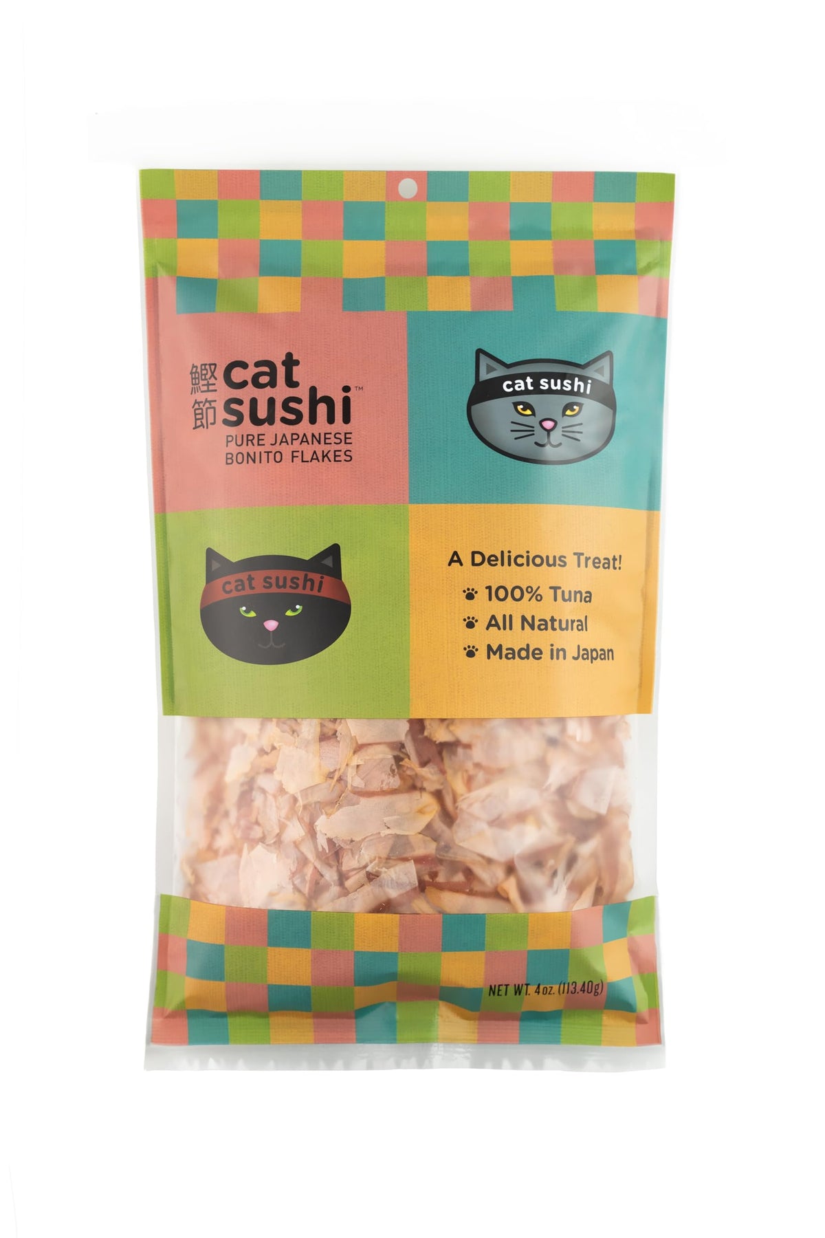 Cat Sushi flocons de bonite, coupe classique, texture légère idéale comme garniture pour croquettes.