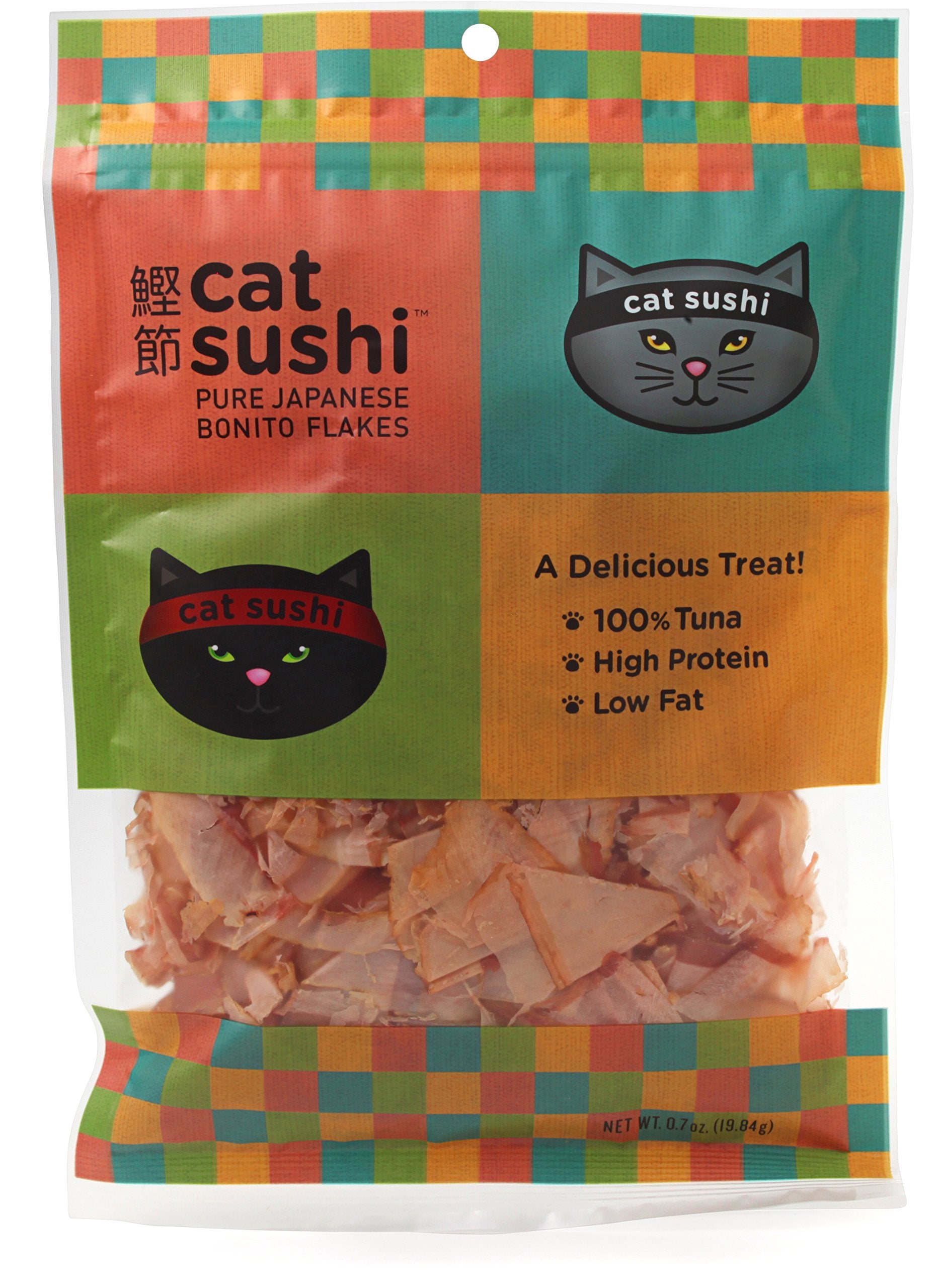 Cat Sushi protéines élevées de bonito, option nutritive pour varier l'alimentation du chat.