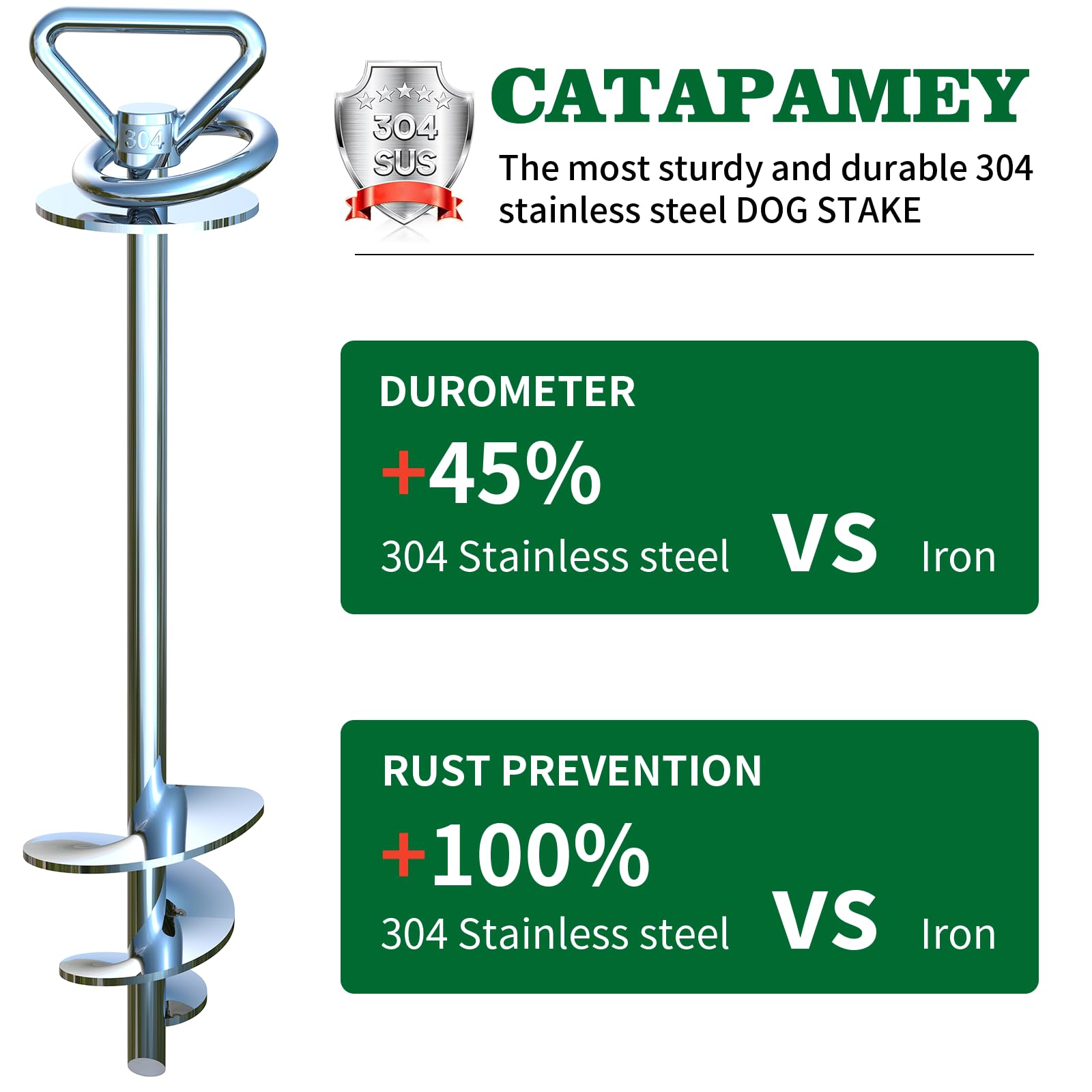 Catapamey câble en acier inox 304, durable et résistant à la corrosion.