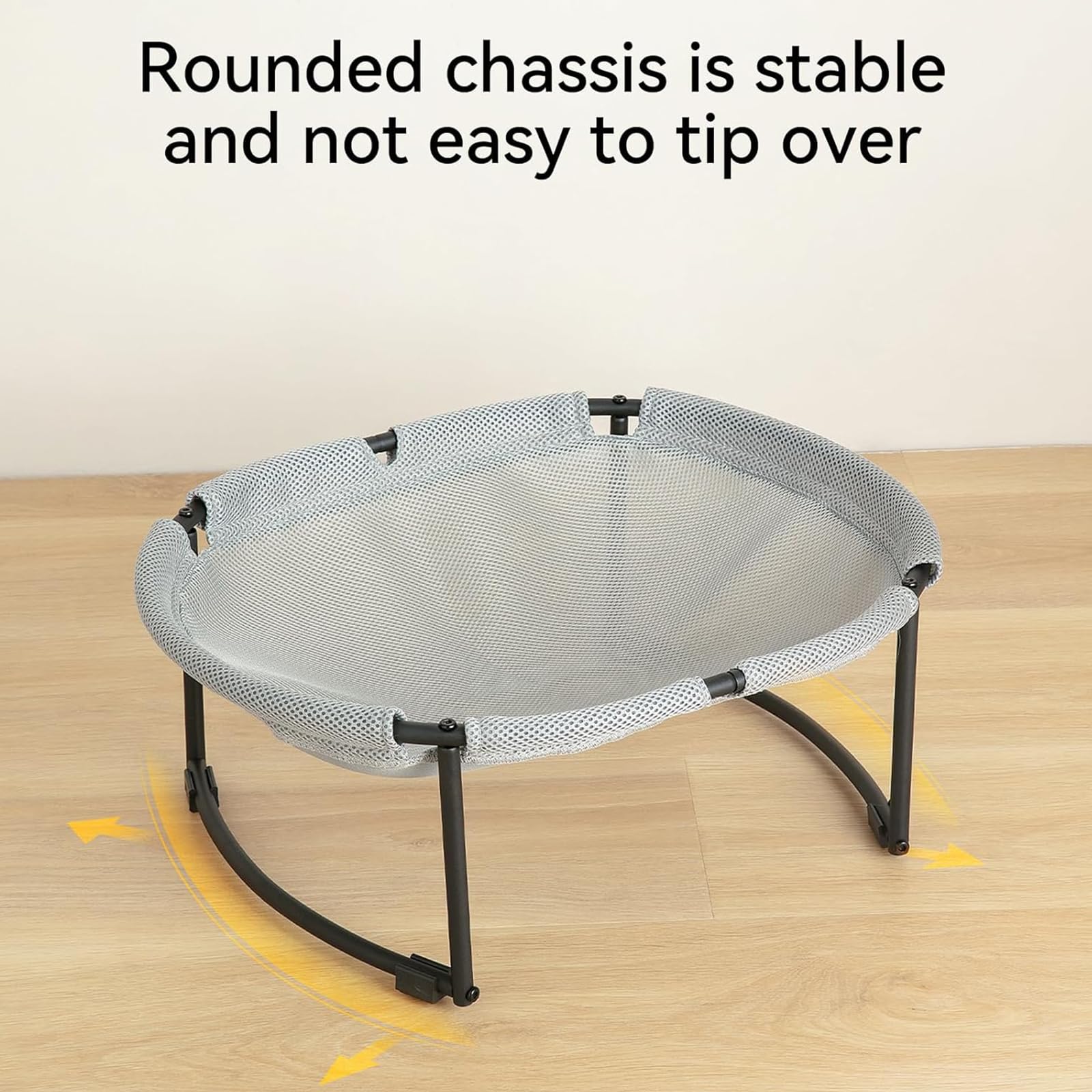 CatAve hamac-chat base métallique robuste, supporte jusqu’à 30 lb et stabilité