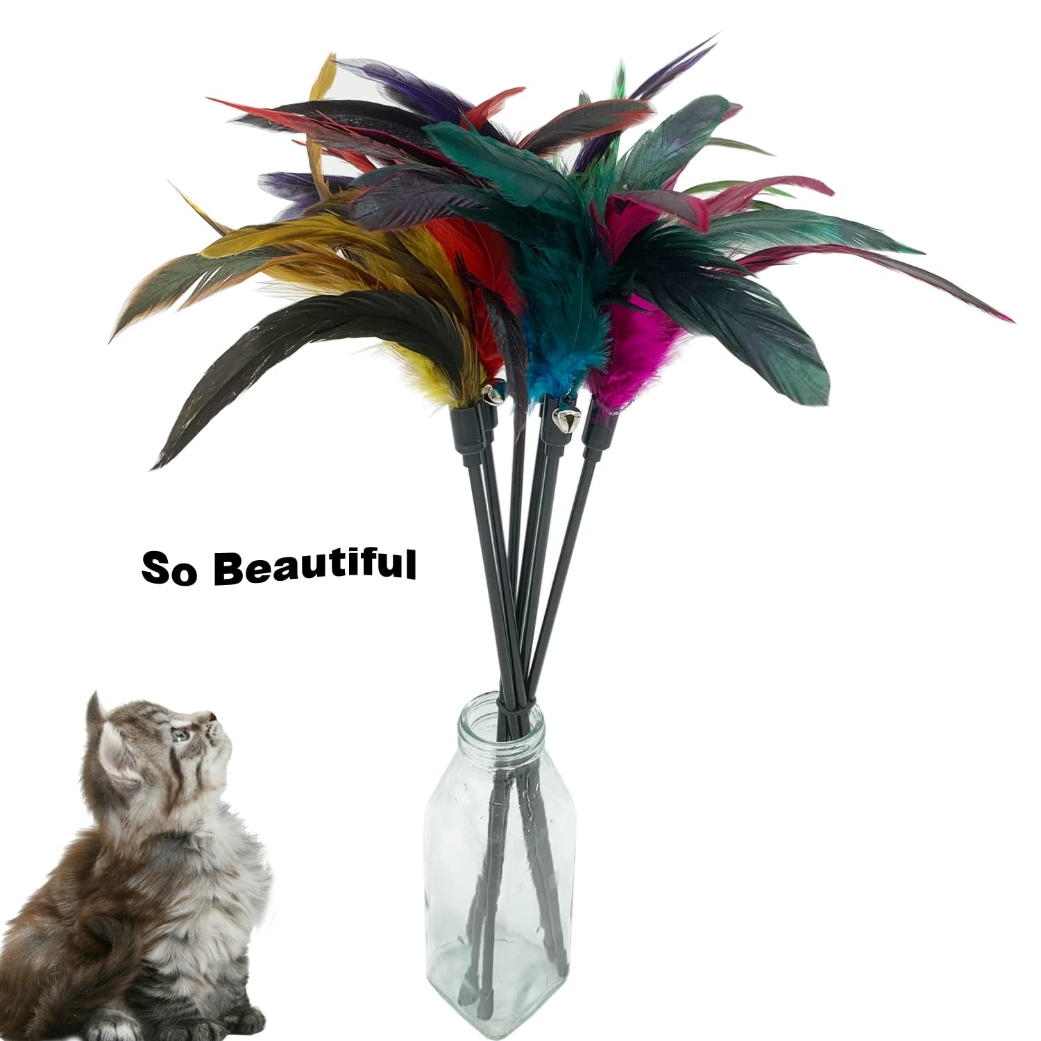 CATENESS bâton plume chat, jeu interactif pour renforcer les liens.
