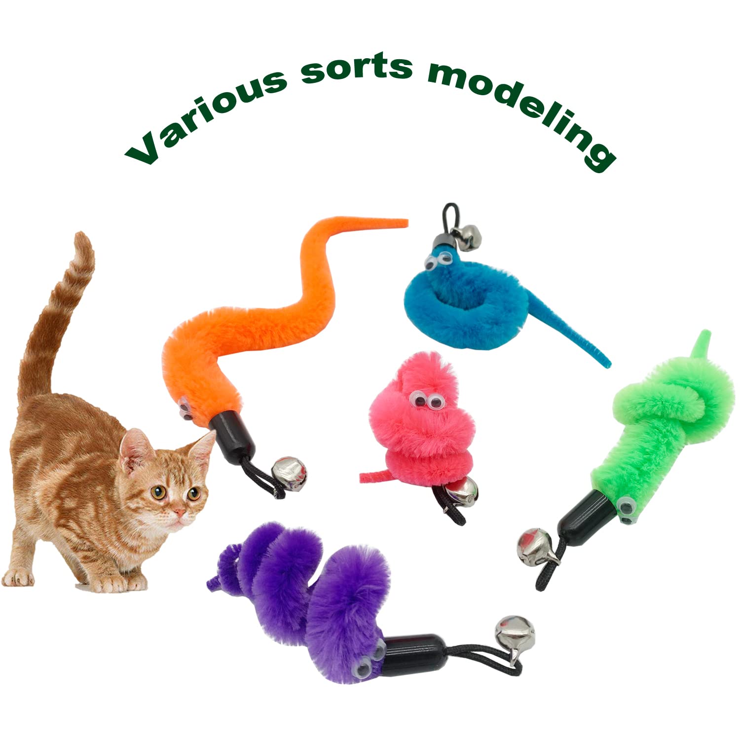 CATENESS clochette-bruit-jouet-chat : la clochette et le bruit retiennent rapidement l’attention.