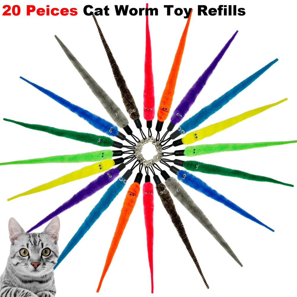 CATENESS emballage-jouet-chat : emballage clair et rangement pratique des recharges.
