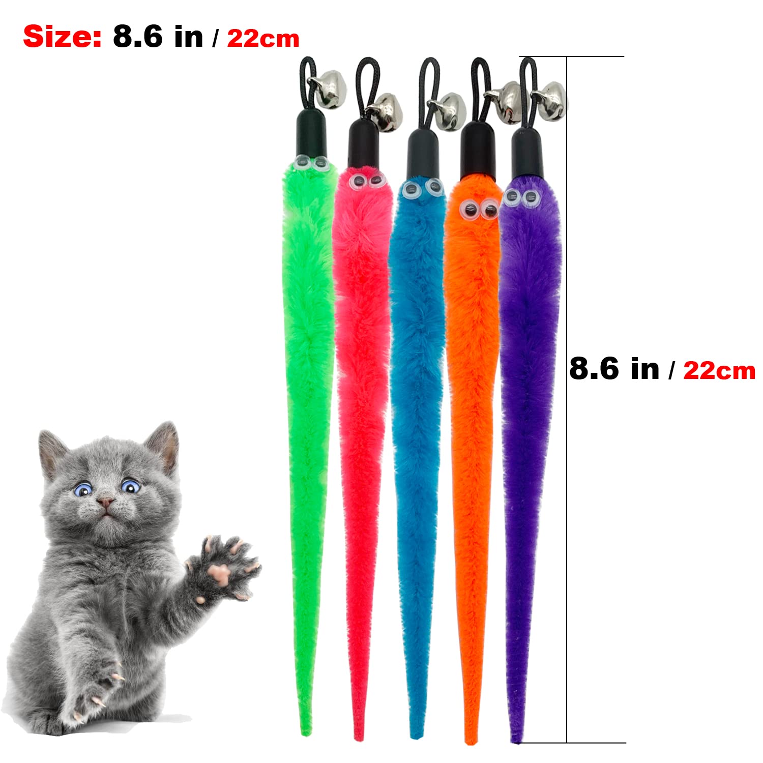 CATENESS remplacements-jouet chat baguette compatibles prolongeant les sessions.
