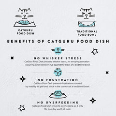 CatGuru bol chat base antidérapante empêche le bol de bouger pendant le repas