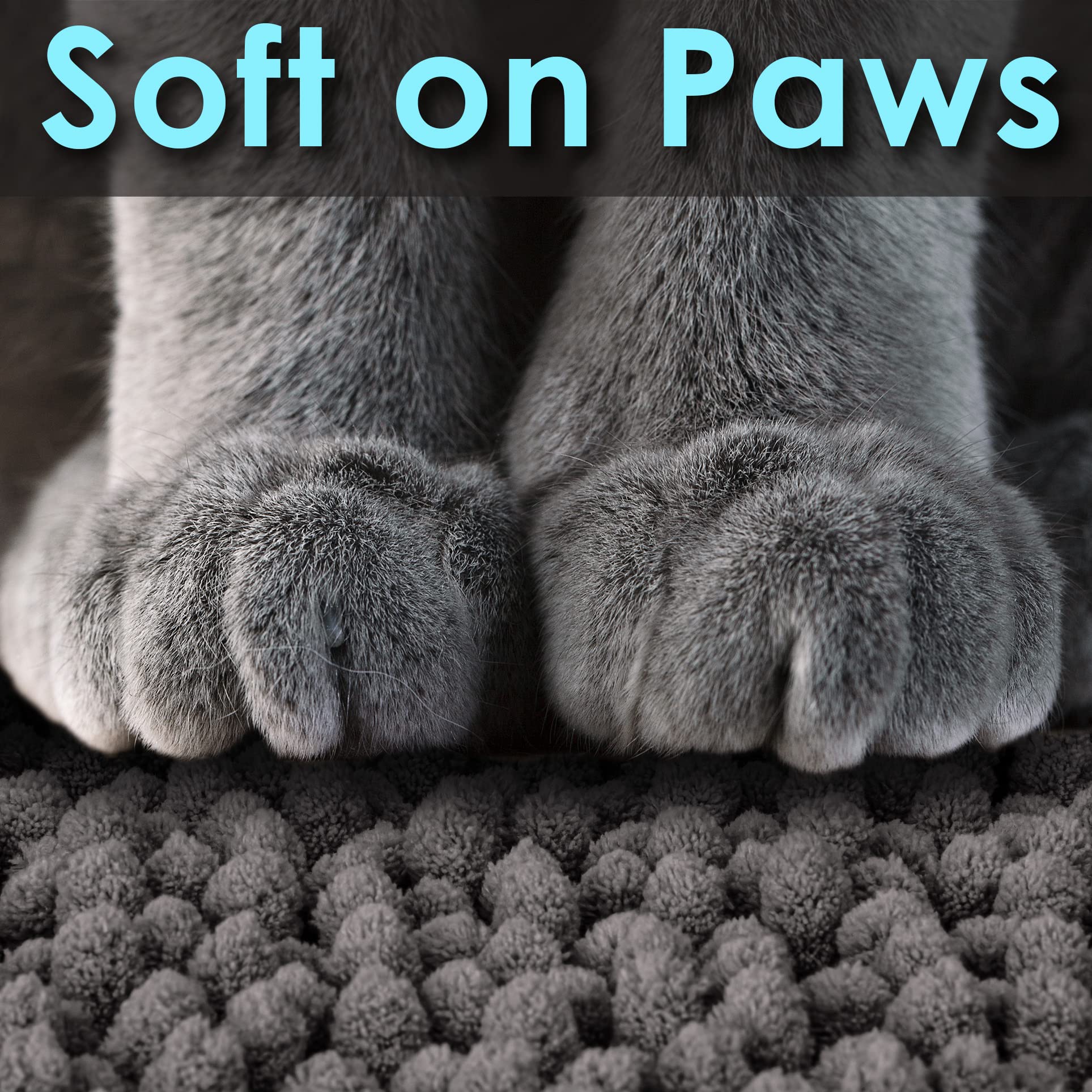 CatGuru Tapis Litière Lavable en machine pour entretien facile