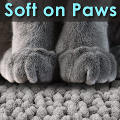 CatGuru tapis-litiere non-glissant: reste en place.