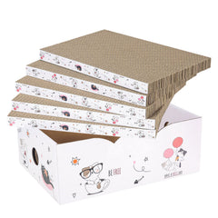 Catinarla boîte-grattoir-chat, pratique et durable pour les griffes quotidiennes