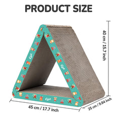 CATISM carton triangle 3 pièces intérieur, facile à assembler et ranger.
