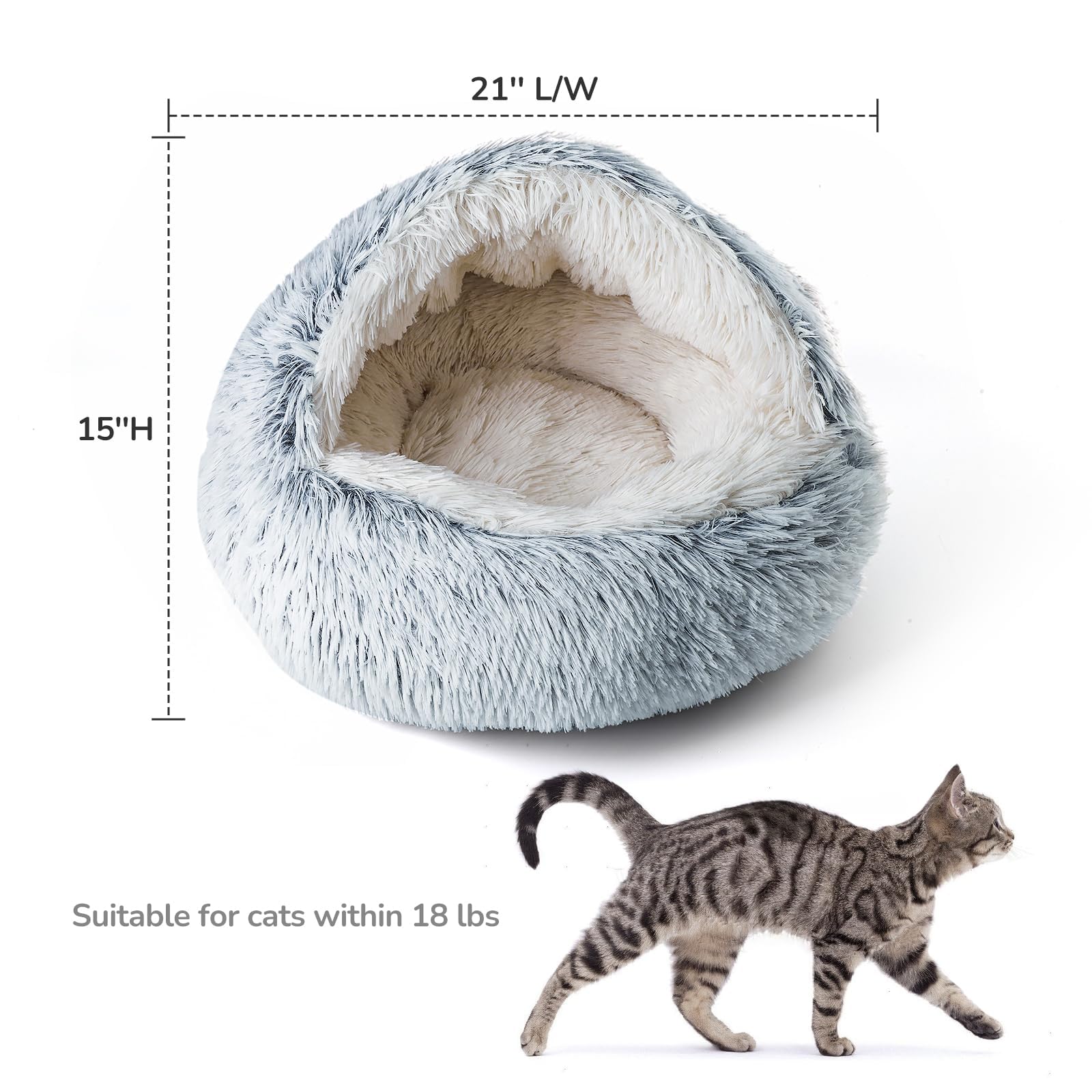 CATISM Cozy Cat Pod offre confort et intimité pour le repos du chat.