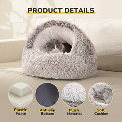 CATISM Nid-chat donut design calme pour réduction du stress.
